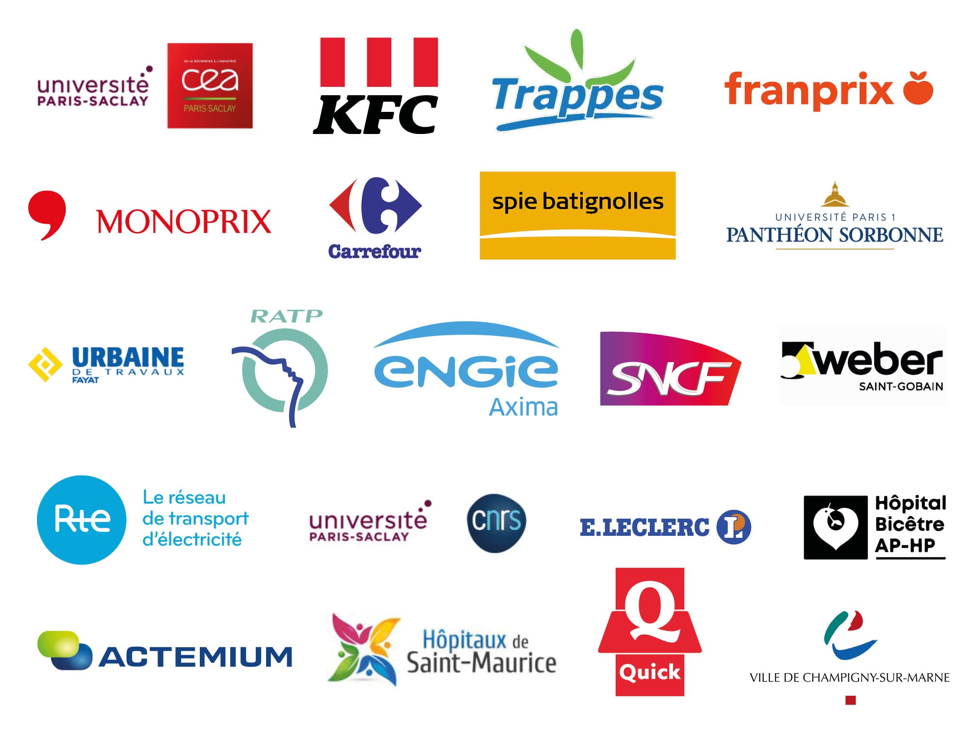 Liste des clients partenaires d'Arthur Bobinage