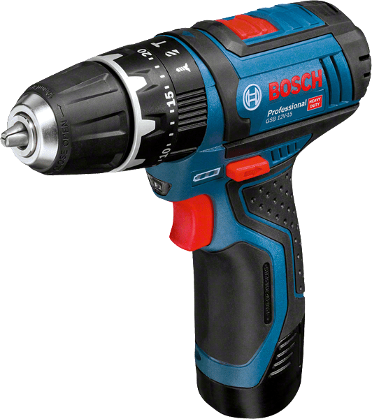 Perceuse-visseuse sans fil à percussion BOSCH - GSB 12V-15