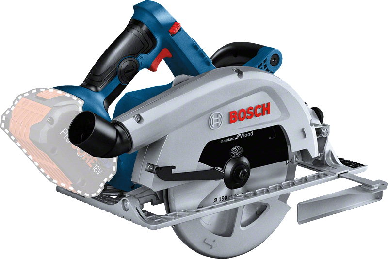 Scie circulaire sans fil BITURBO BOSCH - GKS 18V-68 C