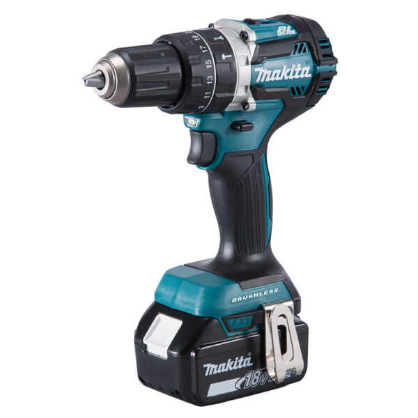 Perceuse-visseuse à percussion 18 V Li-ion MAKITA - DHP484RF3J