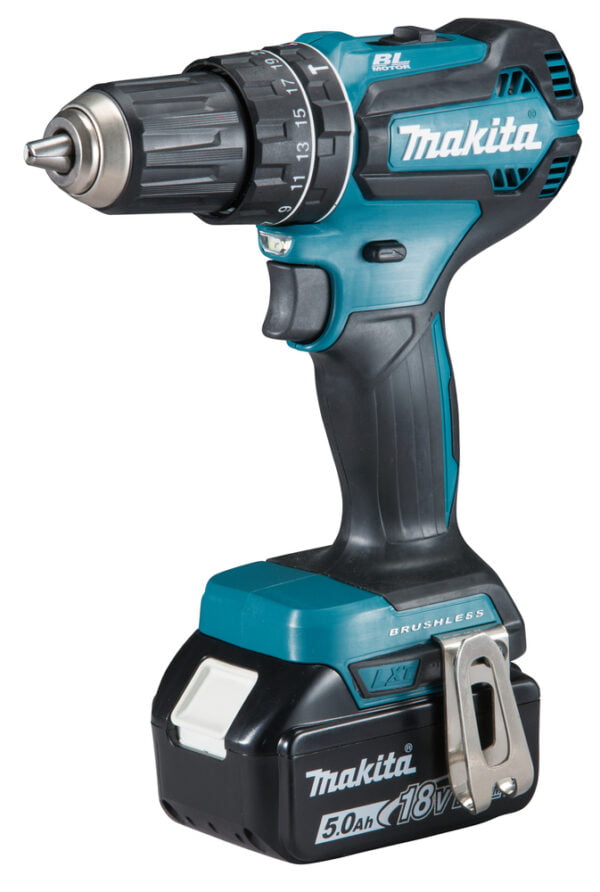 Perceuse-visseuse à percussion 18 V Li-Ion MAKITA - DHP485RTJ