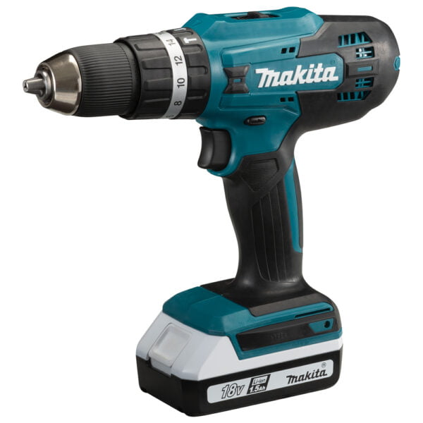 Perceuse-visseuse à percussion 18 V Li-Ion MAKITA - HP488DWE