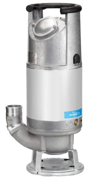 Pompe de relevage eaux de chantier en inox FLYGT (XYLEM) - 2600 - 80 m - 350 m³/h - 150 mm