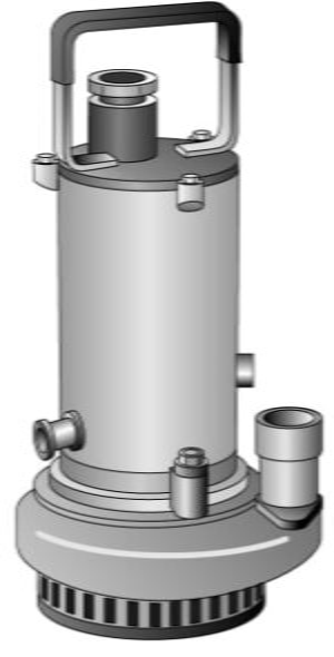Pompe de relevage eaux de chantier en inox FLYGT (XYLEM) - BIBO 3041 - 18 m - 25 m³/h - 2" (50 mm)