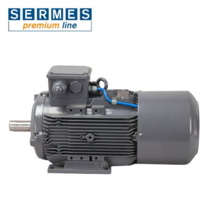 Moteur électrique à frein triphasé aluminium SERMES - SPL-F