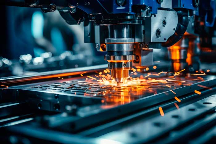 Machine outil avec moteur synchrone