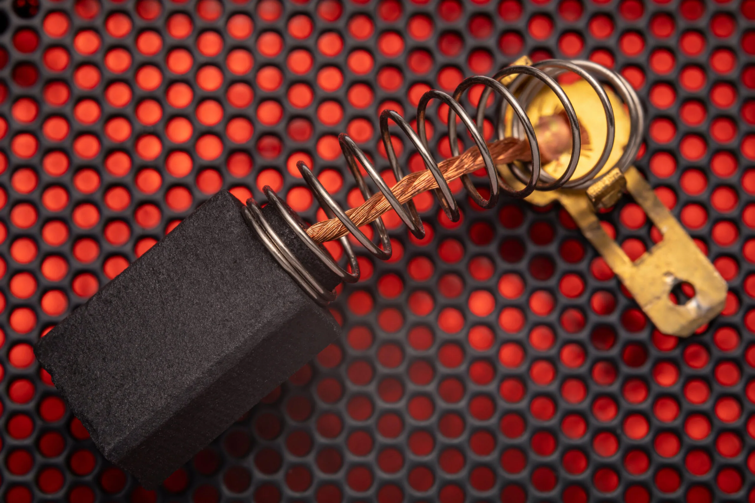 Pièce détachée appelée balais à charbon